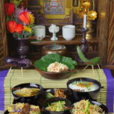 お盆の準備　飾り付け