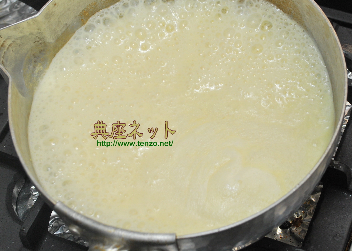 サツマイモの豆乳スープ＿精進料理レシピ手順